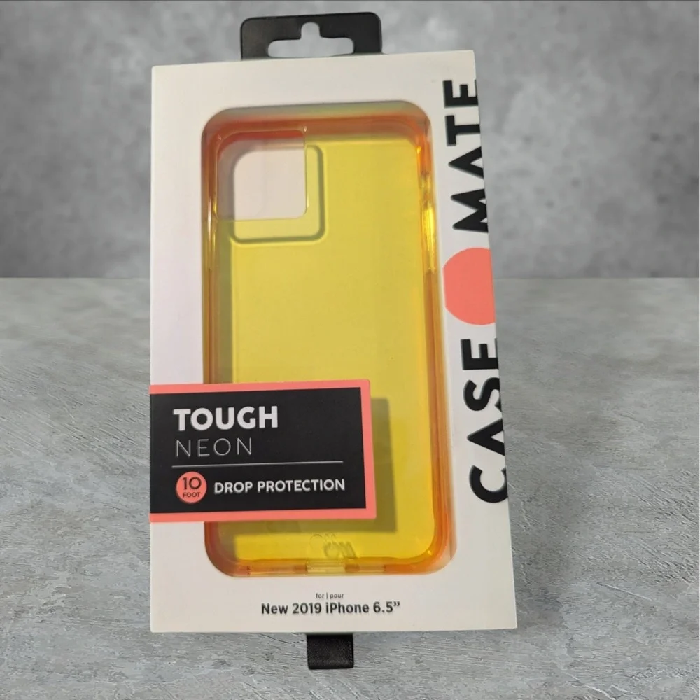 L3. Case-Mate Tough NEON Case Apple iPhone 2019 6.5 (11 Pro Max)‎ Yellow/Pink